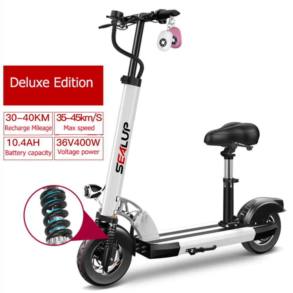 Scooter10inch Электрический велосипед Батарея литиевых взрослого поколения двух или