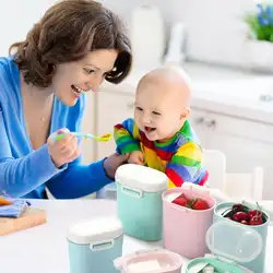Детская формула для хранения молока младенцев портативный молочный порошок формула диспенсер еда контейнер для хранения миска для