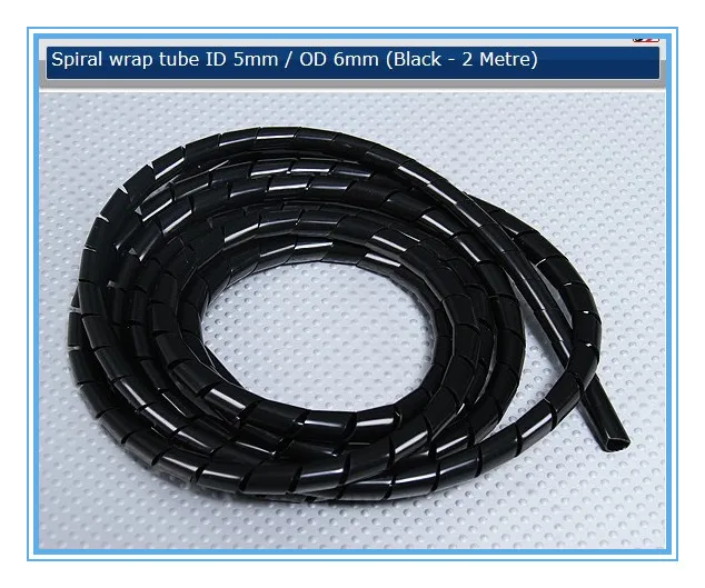 2 Metre Cable Tidy PC TV Wire Organising Wrap Spiral Office Home.s