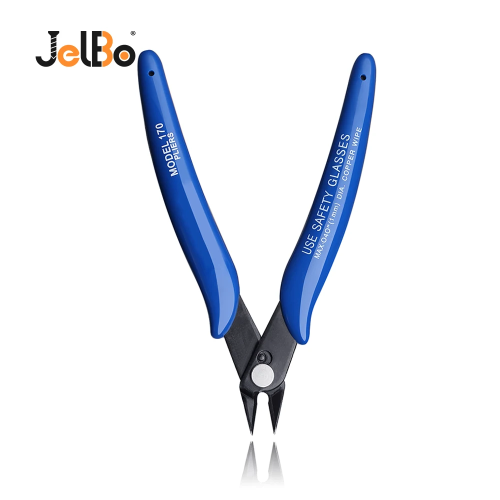 

JelBo Mini Wire Stripping Cutters Pliers Mult Electrical Electrical Wire Cable Diagonal Pliers Crimping Side Stripper Hand Tools