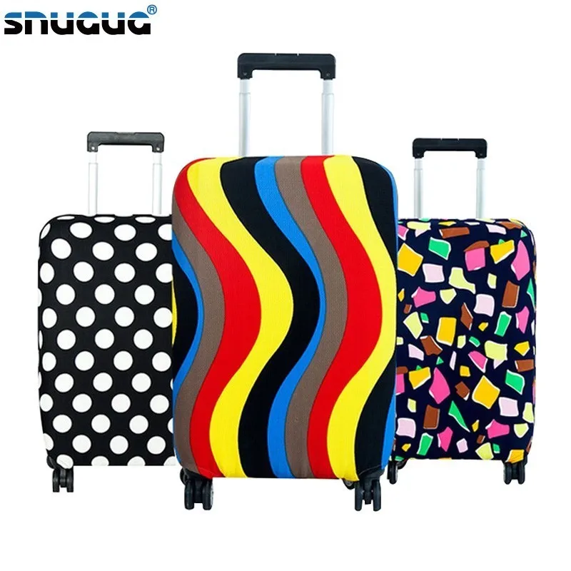 

SNUGUG Fashion Elastic Travel Luggage Cover Protective Suitcase cover Trolley case Travel Luggage Dust cover for 18 to 30inch