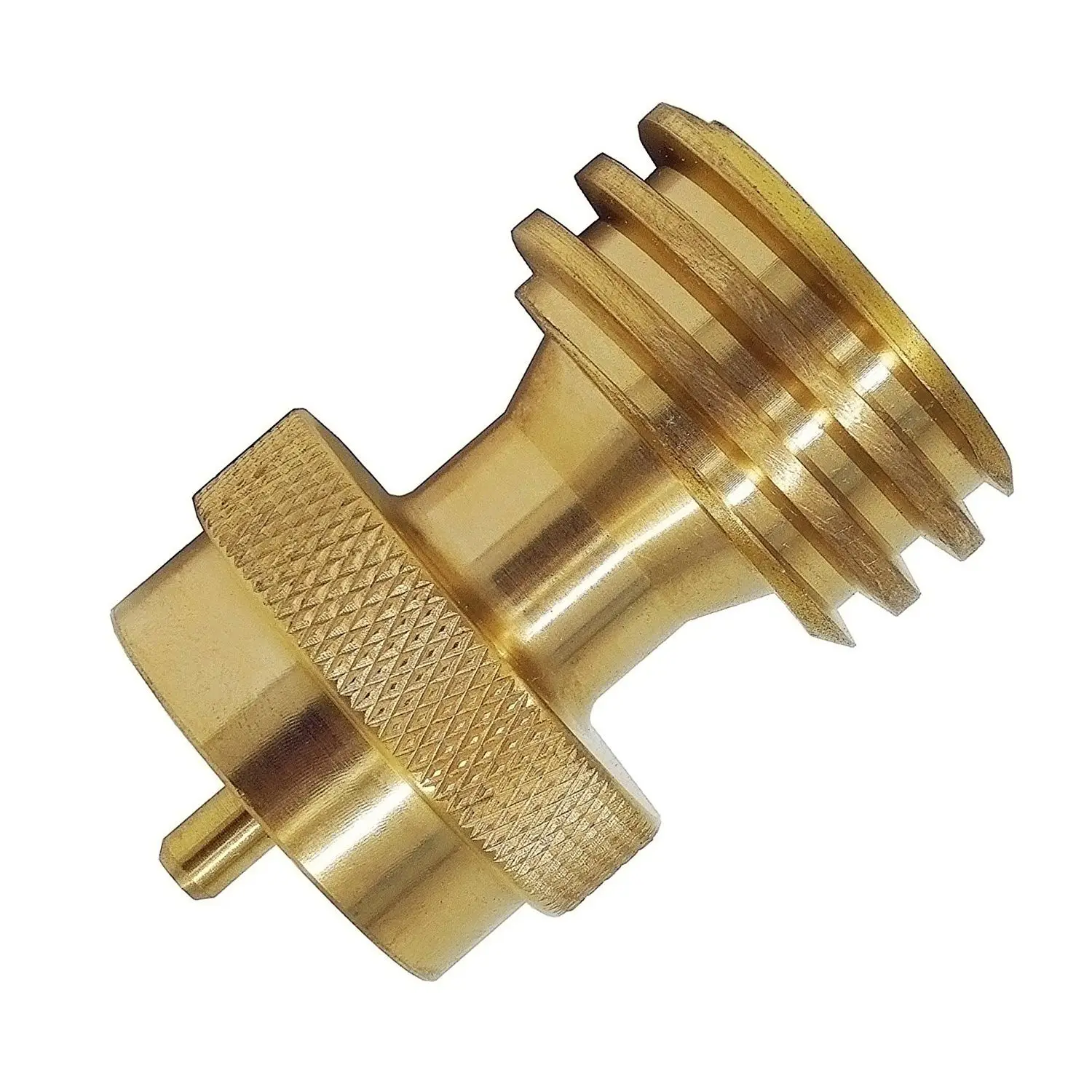 

Outdoor gas cylinder adapter with valve control adapter with knurling Adjustable tracheal copper connector