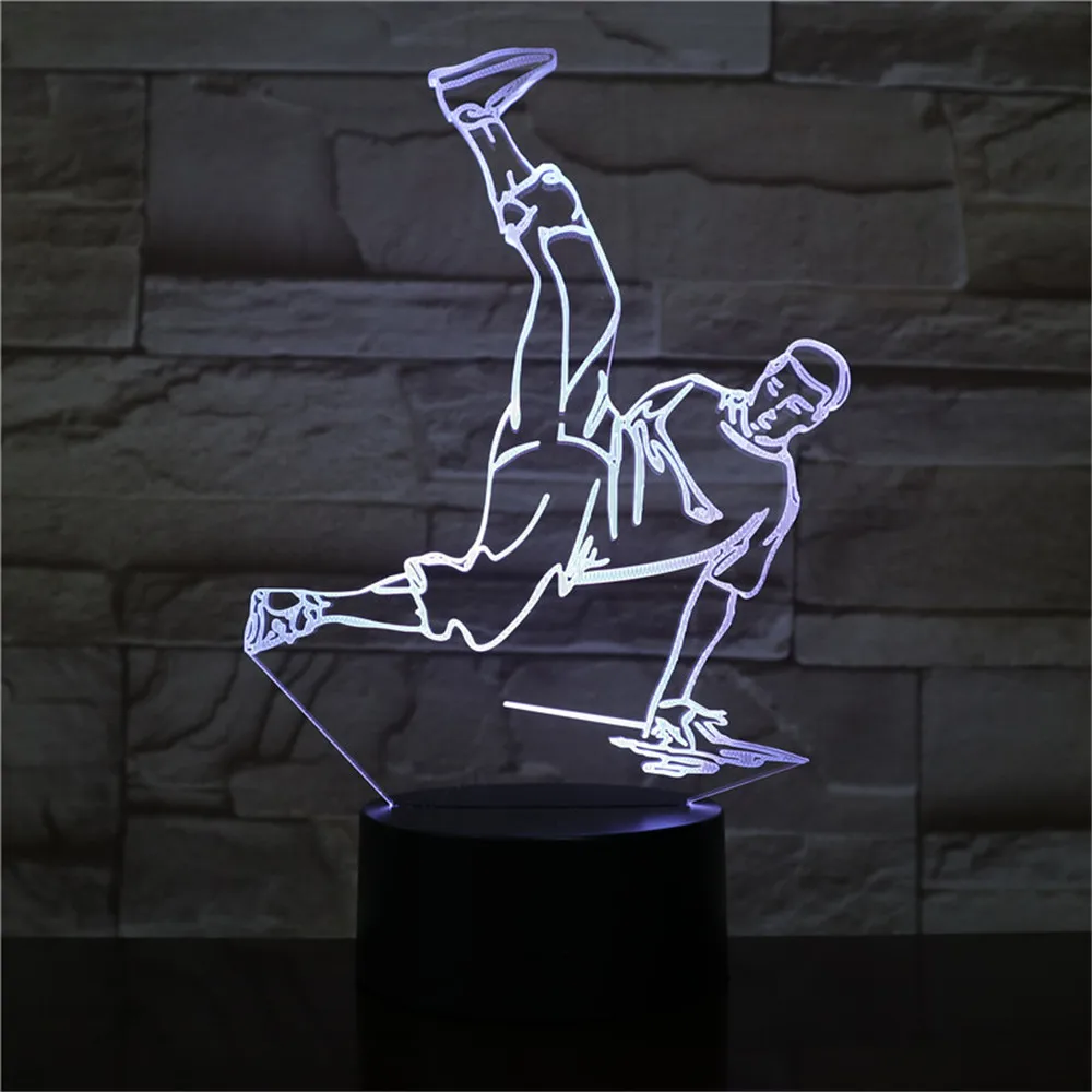 Светодиодный ночник для уличного танца USB 3D 7 цветов|Ночники| |