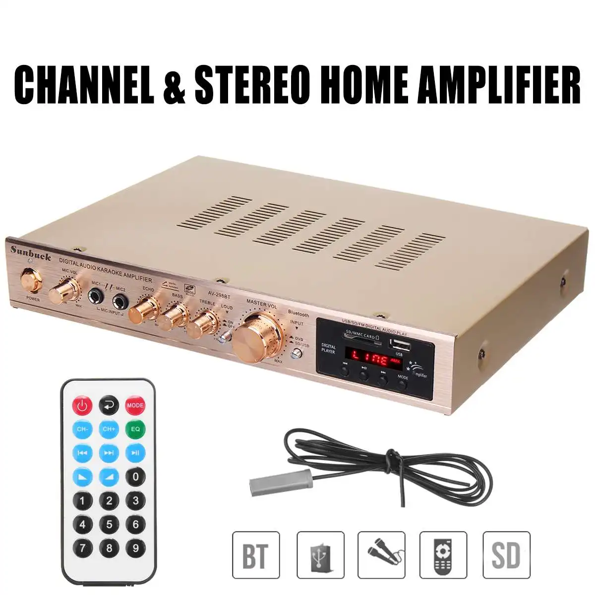 720 Вт 5 канальный домашний усилитель аудио цифровой Авто AV Hi Fi класс усилители