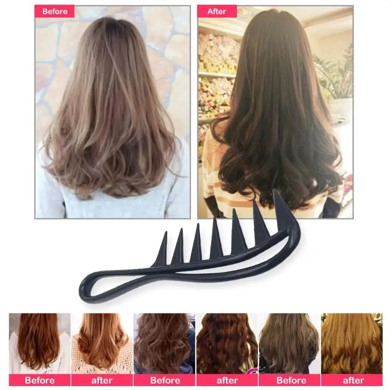 

1pc Wide Tooth Shark Comb Plastic Curly Anti-Static Hair Teasing Salon Hairdressing Combs hair brush Styling Tool christmas gift