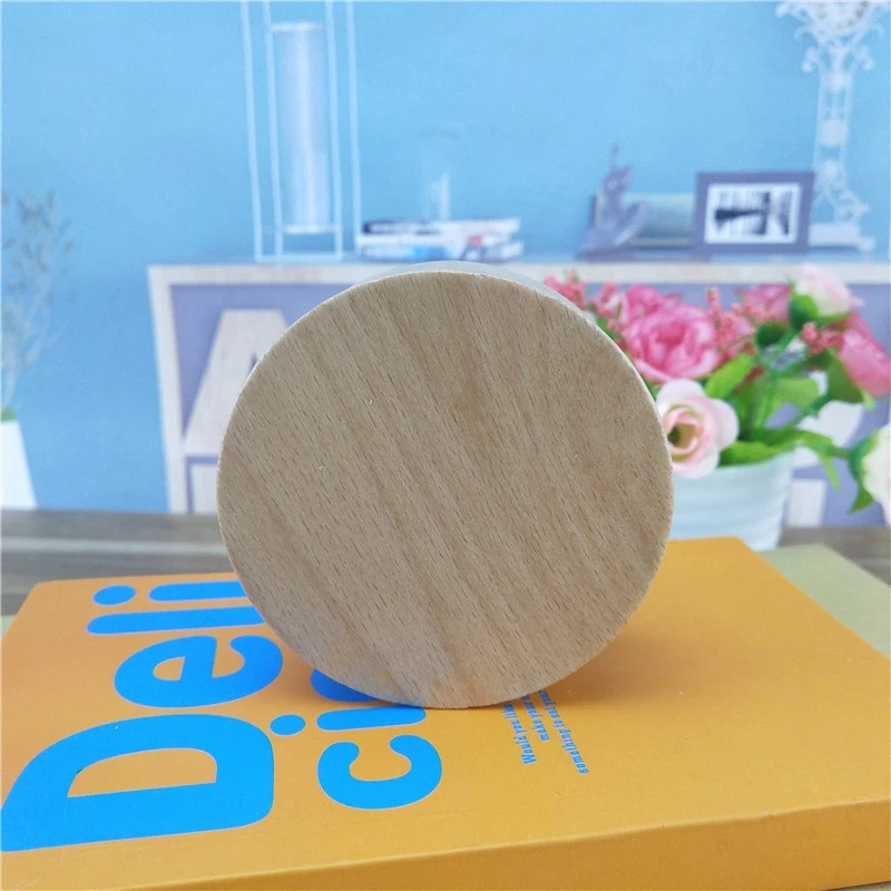 Round Blank Music Box Birthday Valentine'S Day Gift Action Figures Figurine Resin Handicraft Miniatures No Specified Music 6