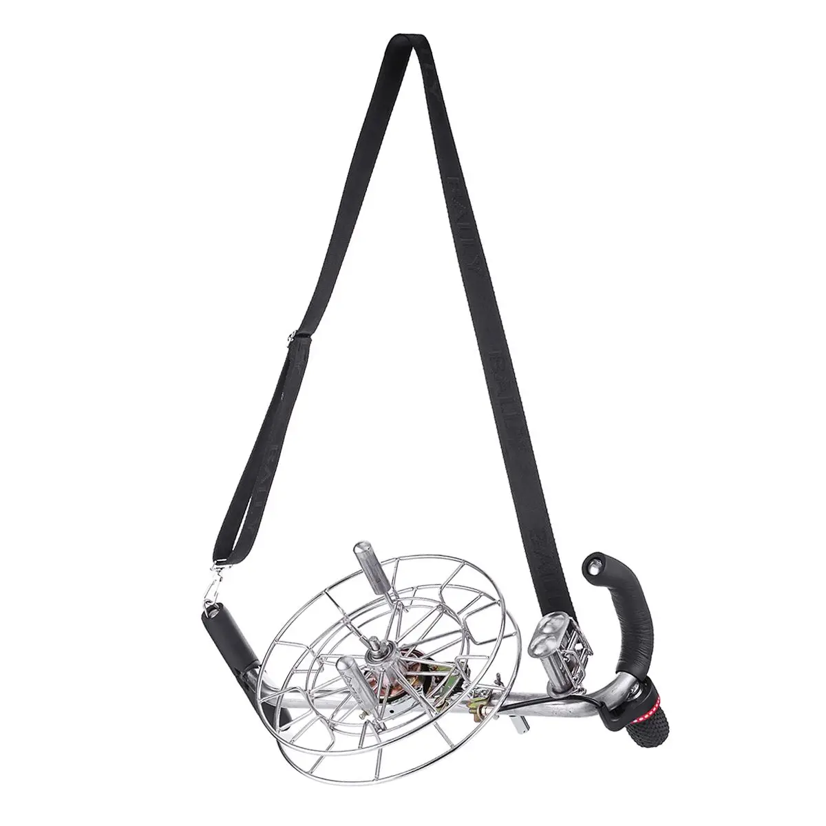 

26/28cm 4 Roller Stainless Kite Line Winder Reel Silent String Ball Bearing Brake For Parafoil Flying Kite with a Shoulder Strap