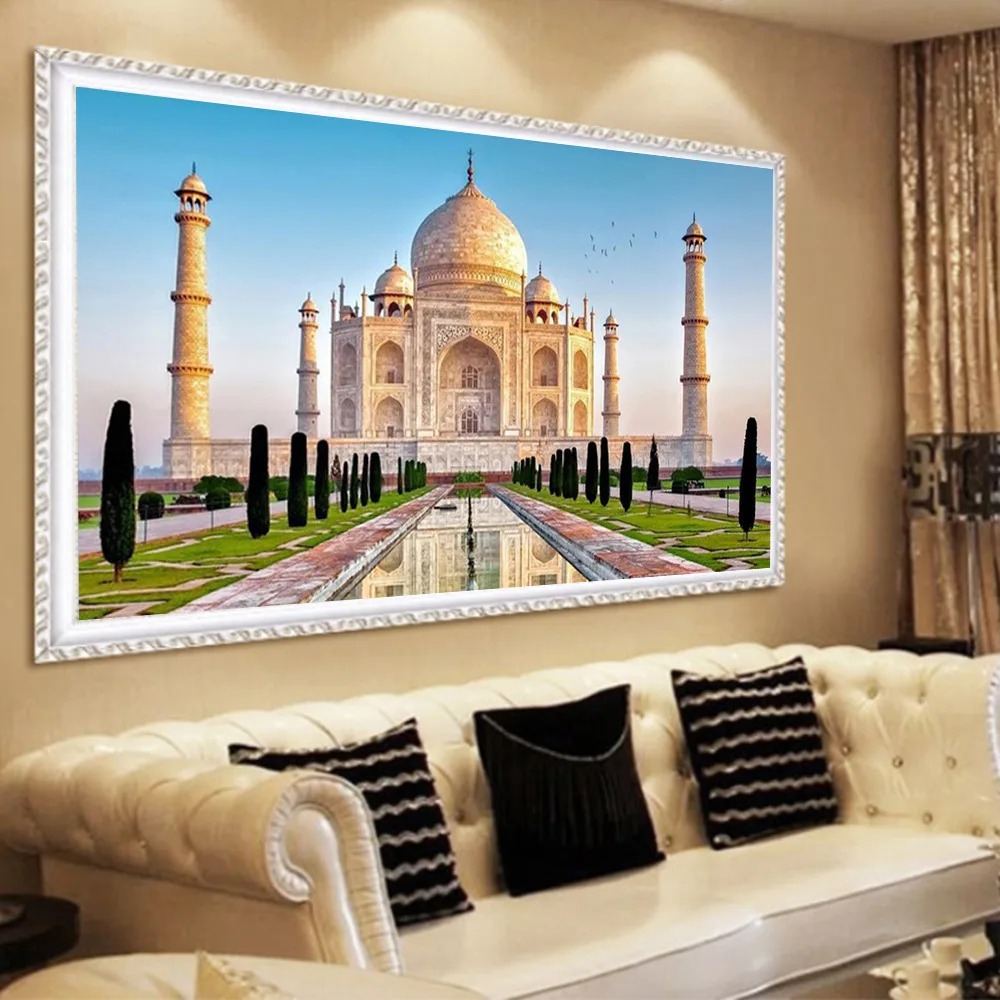 

HUACAN 5d Diamond Painting Church Diamond Embroidery Sale Religion Full Drill Square Picture Rhinestone Mosaic Decor Home Gift