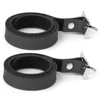 2 pcs Cow leather Horse Riding Leather Spur Straps with Alloy Buckle Equestrian Durable Sturdy Equestrian Accessories Black 6