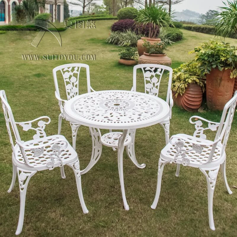 Aliexpress.com : Buy 5 piece anti rust cast aluminum outdoor indoor use poolside balcony ...