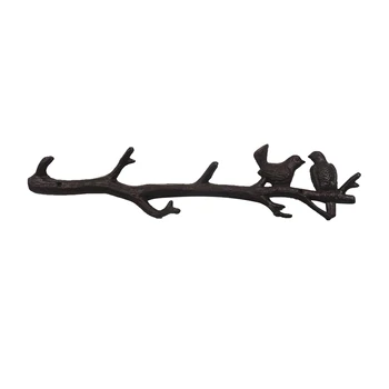 

1pc Hanging Hook Sturdy Decorative Vintage Iton Hanger Clothes Rack Cat Rack for Home Room Office