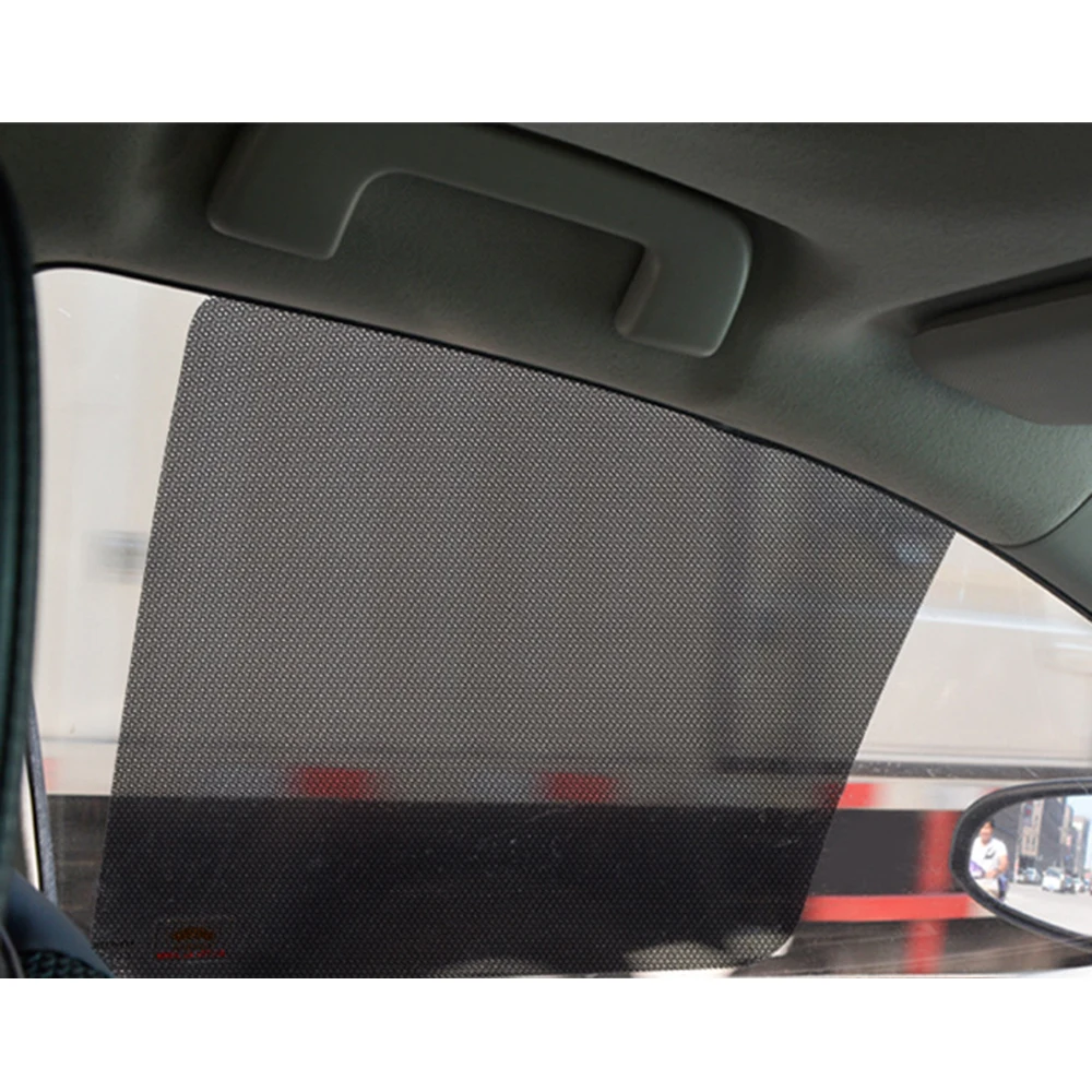 

Cover Sun Windshield with Car Shades Pcs Window Small UV Net Rear 2 Side Protection Mesh Sticker Holes Shade Film