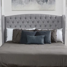 Headboards Beds Promotion For Promotional On Ship From Us Denise Austin Home Lille King California Tufted Fabric Wingback Headboard