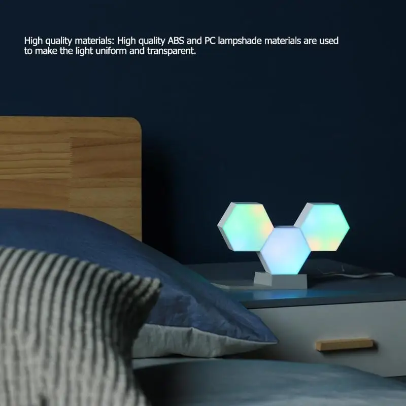 Cololight лампа с шестигранным голосовым управлением DIY WiFi ночник Горячая Мода
