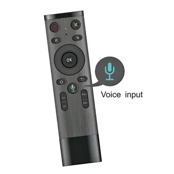 

ALLOYSEED Q5 Voice TV Remote Control Fly Air Mouse 2.4GHz Wireless Microphone Smart Remote Control for Smart TV Android Box PC