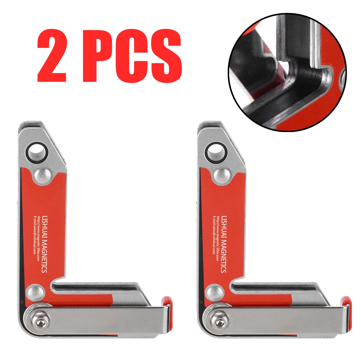 

2Pcs Multi-angle Welding Magnet 30/60/90 Degree Neodymium Magnetic Clamp For Electric Welding Iron Suction Holding Tools