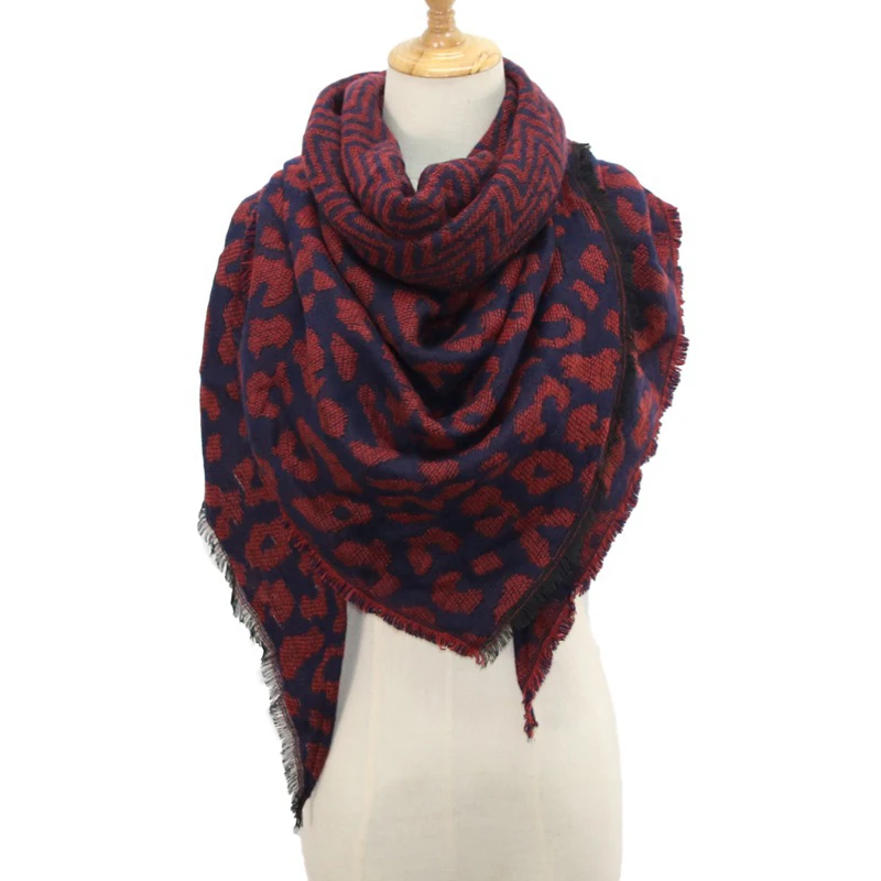 

URDIAMOND Design Winter Scarf Woman Leopard Print Shawl Cotton Female For Ladies Cashmere scarf Fashion High Quality