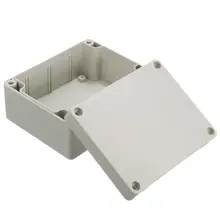 Серый водонепроницаемый пластиковый корпус для электронных устройств Корпус для установки коробка чехол 115*90*55 мм
