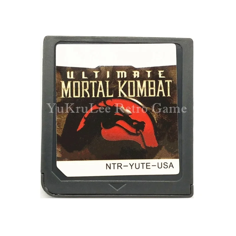 

Ultimate Mortal Kombat Video Game Cartridge Card English Language US Version