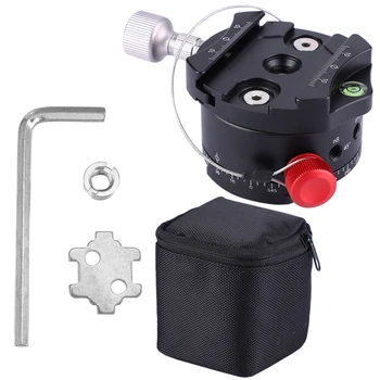 

DH-60 360 Degree Panoramic 4 Stops Click Indexing Rotator Ball Head for Camera Tripod