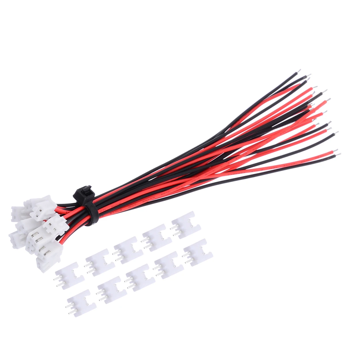 

10 Sets 150mm JST XH Mini Micro Connector With Wires 24AWG 2.54mm 2 Pin Connector Plug With Wires