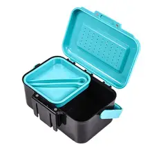 Рыболовная приманка червь наживка «червяк» портативная экологическая коробка для хранения рыболовных снастей Водонепроницаемая прочная быстрая