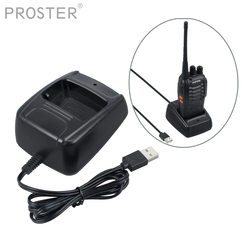 Proster для UV 5R USB настольное зарядное устройство аккумулятора H777 портативной рации