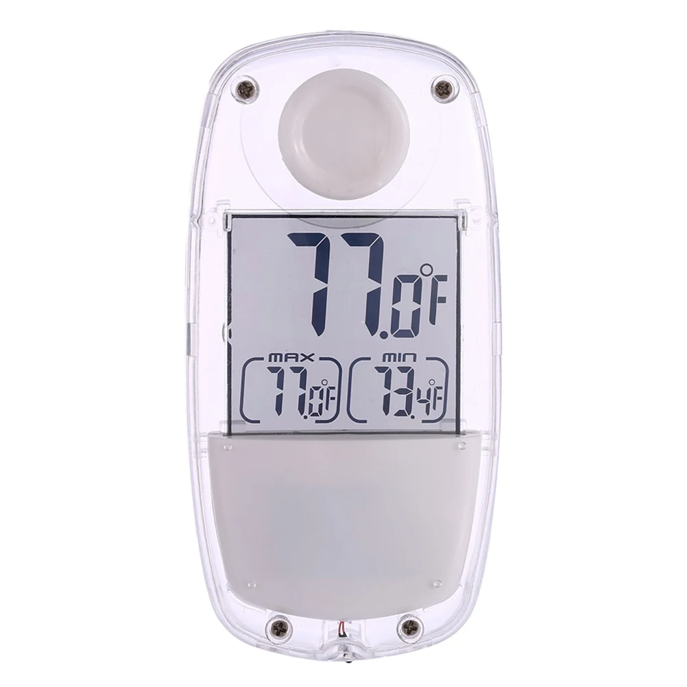 

1PC Thermometer Accurate Long Time Use Solar Energy Home Use Thermometer Window Thermometer for Daily Use Home Use