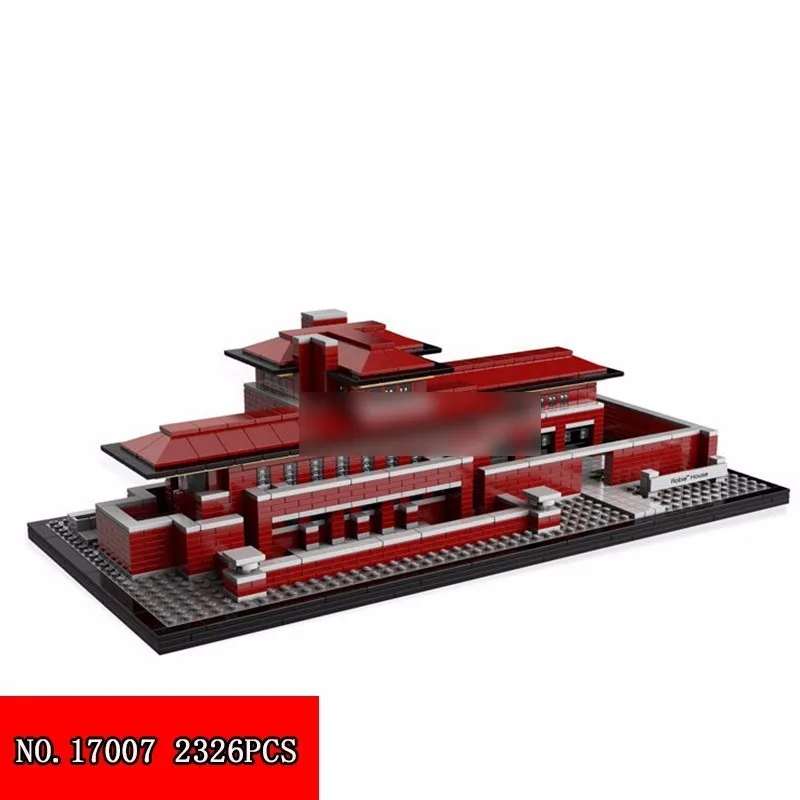 

Lepin 2326pcs 17007 Originality Engraved Series Red Villa Spelling Insert Assembling Plastic Building Blocks Alpinia Small Toys