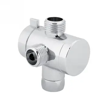 

Hot ABS 3-Way Shower Head Diverter Valve Connector Adapter Home Bathroom Accessory