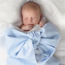 Милый реквизит для фотосъемки новорожденного ребенка с большим бантом, декоры унисекс для девочек и мальчиков 0-12 месяцев