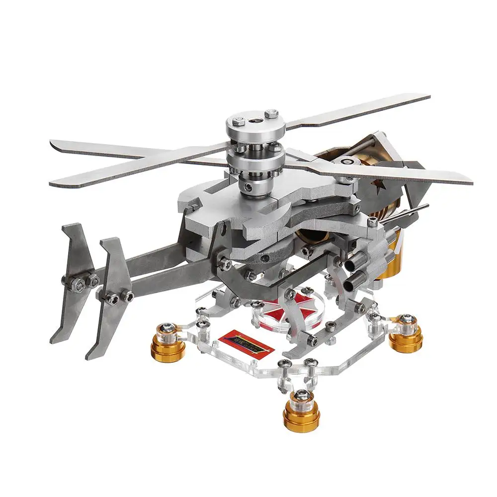 

Upgrade Stirling Engine Model Military Helicopter Design Model Science Metal Stirling Engine School Educational Equipment Supply