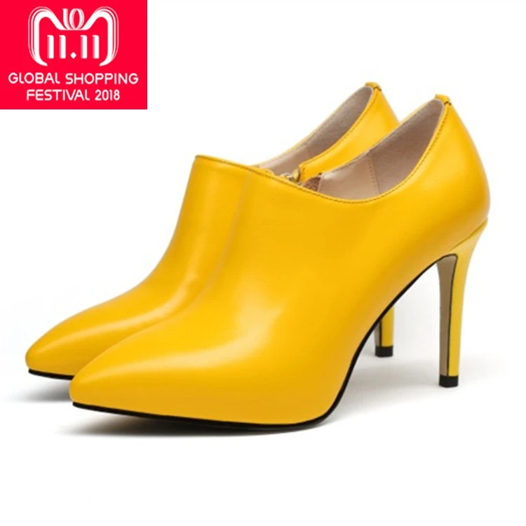 

{Zorssar} Women Pointed Toe High Heels Fashion Sexy Thin Heels platform Shoes Womens Pumps Wedding Shoes Woman Zapatos Mujer