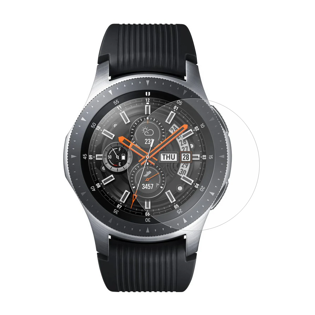 Для samsung для Galaxy Smart Watch 46 мм 2 шт Защитная пленка для экрана прозрачная HD PET защитная пленка для часов Smartwatch аксессуары