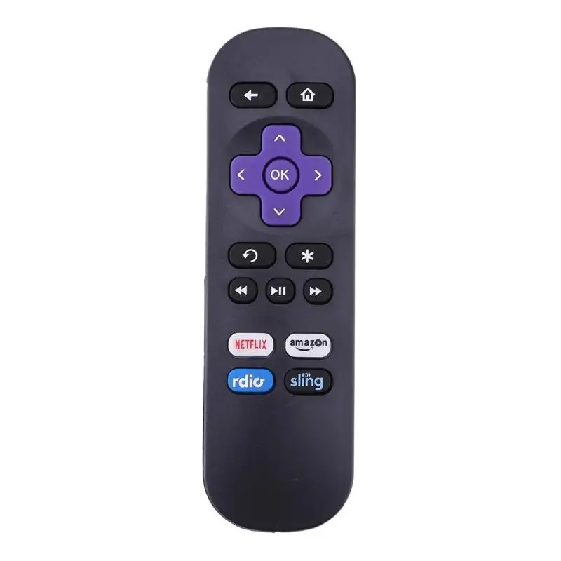 

NEW Universal Remote Control 433mhz Black Latest Generation Replacement Remote Control for ROKU 1/2/3/4 LT HD XD XS Media Player