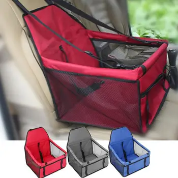 

Pet Dog Cat Seat Carrier Bag Oxford Breathable Foldable with Belt Car Protector Mesh Box Puppy Sleeping Bed Outdoor Travel