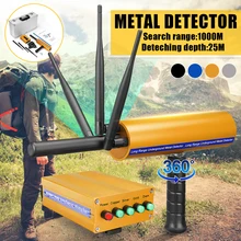 Мини AKS металлоискатель профессиональный Подземный ручной 3D Золото/детектор драгоценных камней большой диапазон обнаружитель алмазов трекер+ коробка для хранения