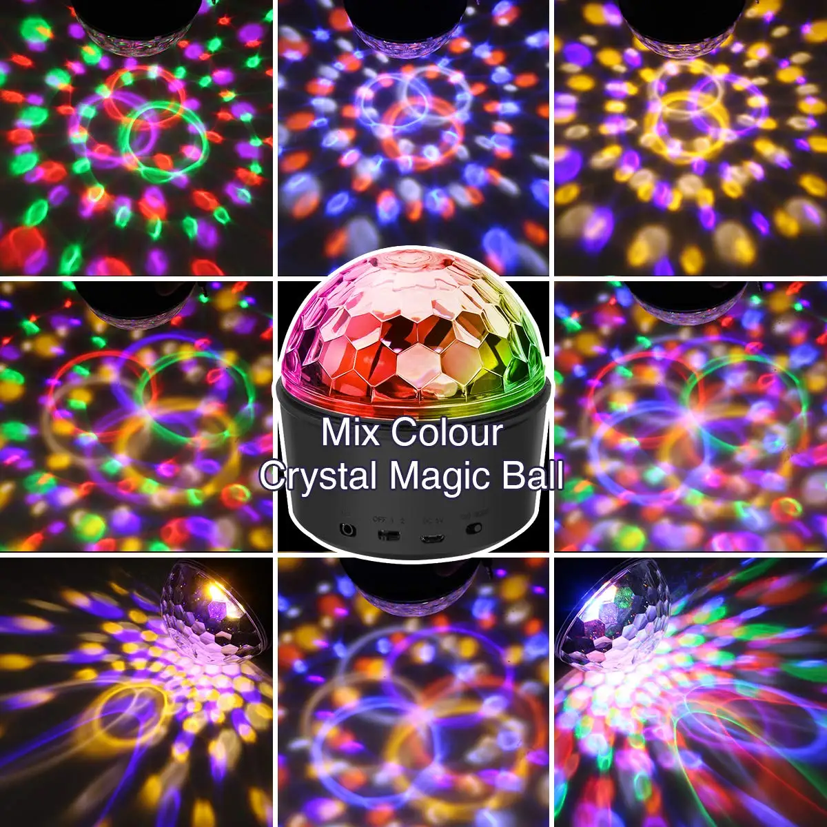 

9W RGB Colorful RGB LED Bulb Stage Light Party Lamp Disco for home decoration lighting lamps effect Lamp Light Music Party