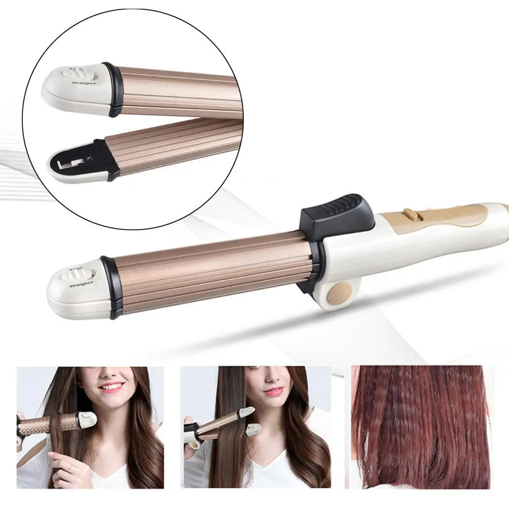 

Professional Curler Straightener Straightening Irons Hair Dry Hair Foldable Style Steam Quick Heating Wet Curler Mini Daily
