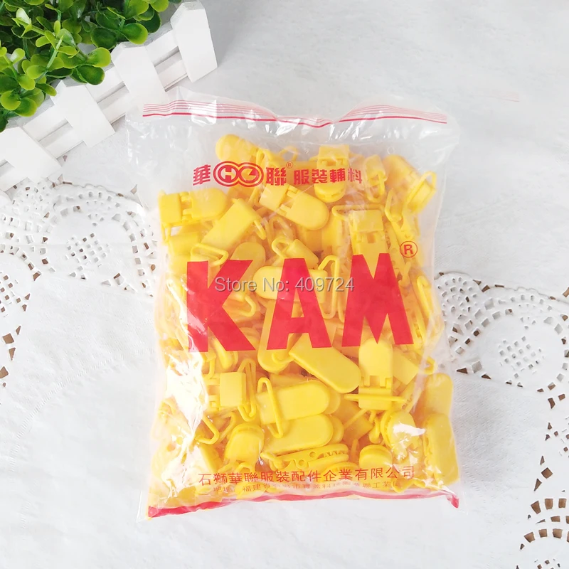 &quot350 шт./лот&quot 30 цветов смешанные 25 мм KAM Экологичные пластиковые зажимы для