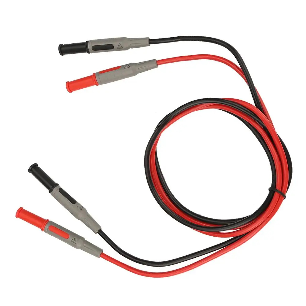 

4mm P1032 Banana Wire Test Line Injection Molded Straight to Straight Multimeter Wire Cable Standard Protective Cap Banana Wire