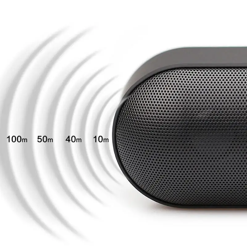Беспроводной Bluetooth динамик в форме капсулы мини маленький стерео Открытый
