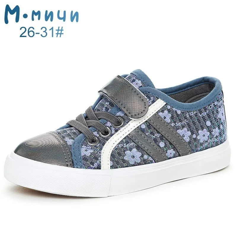 MMnun 3 = 2 детская обувь для маленьких девочек, детские кроссовки г. Весенняя обувь для девочек на плоской нескользящей подошве, размер 26-31 ML773