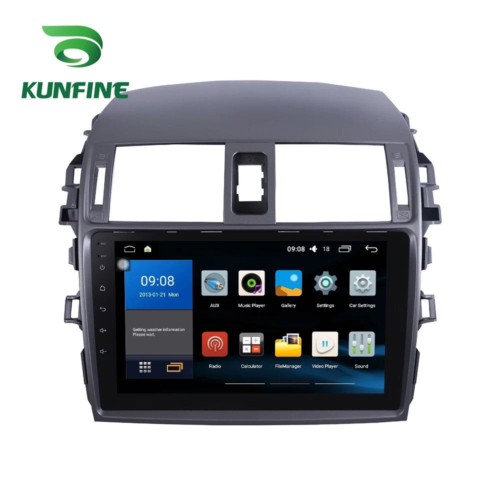 Восьмиядерный 1024*600 Android 8 1 автомобильный DVD GPS навигационный плеер Deckless стерео для