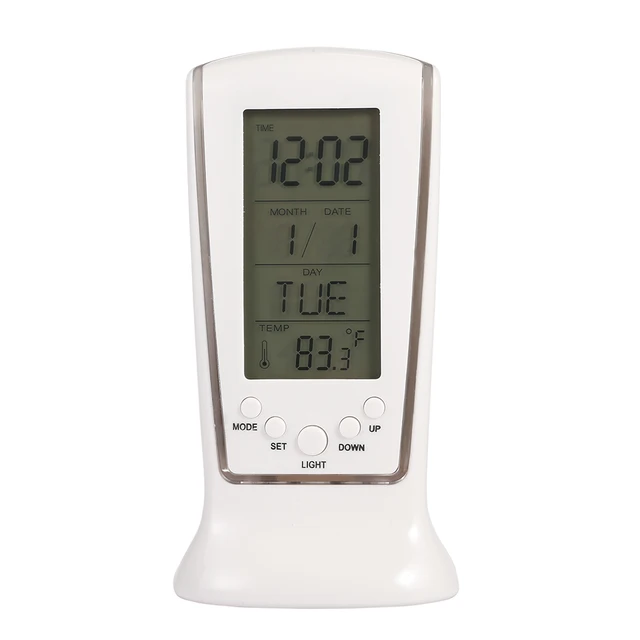 LED Digital Temperature Alarm Clock Table Clocks With ...