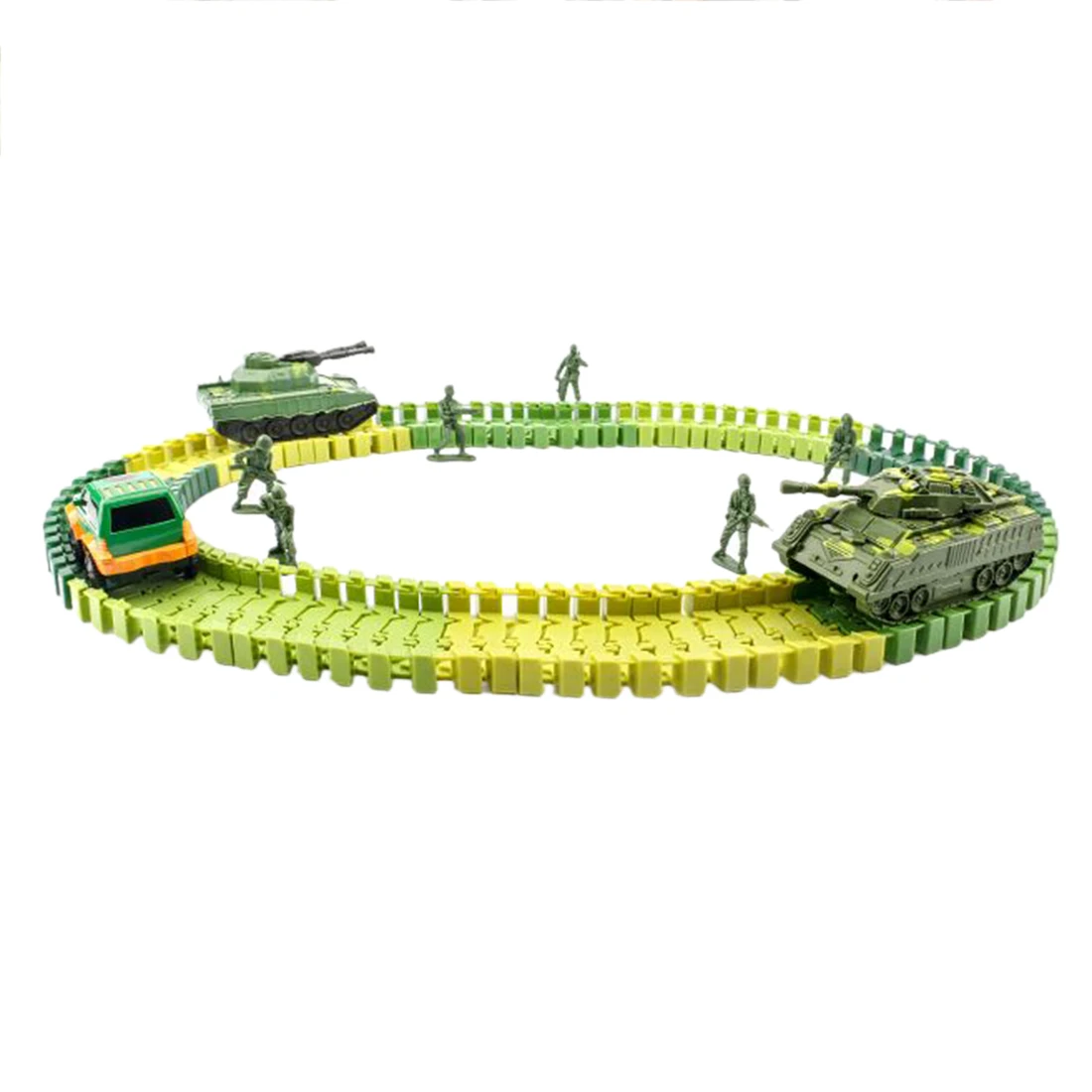 

105Pcs Plastic Dinosaur Toys DIY Race Car Track Set Educational Toys for Children - 681 Type