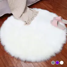 

3Colors Soft Artificial Sheepskin Rug 30x30cm Chair Cover Artificial Wool Warm And Cozy Hairy Carpet Seat Pad Fur Area Rugs S3