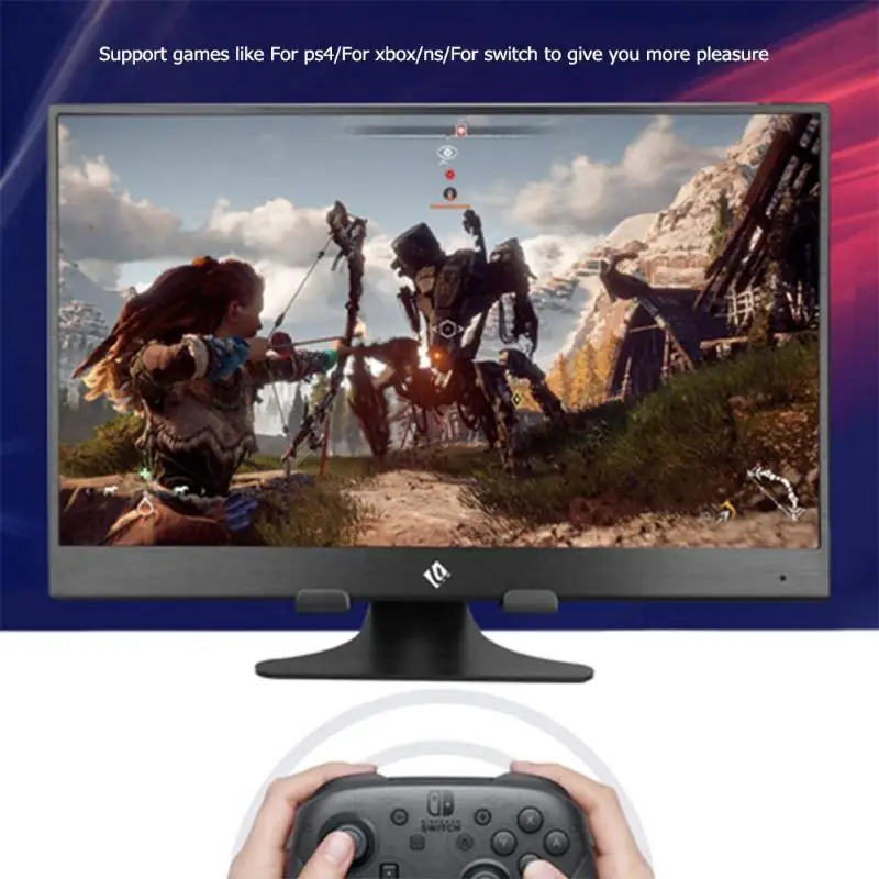 

ALLOYSEED 15.6 Inch 4K Monitor HDR 3840X2160 IPS Type-C Screen Display Portable 60FPS Video Gaming for PS4 Pro/XBOX One X