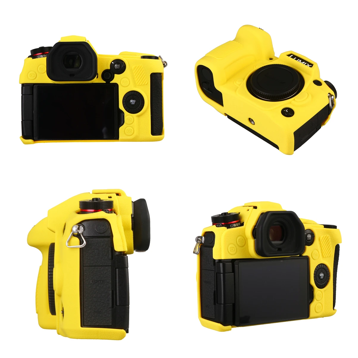 Design de Borracha Capa do Corpo Moldura da Pele para Panasonic Textura Superior Silicone Case Protetor Lumix g9 Câmera Macia - Image 5