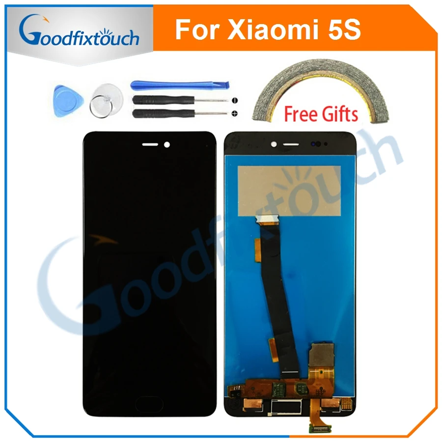 ЖК-экран для Xiaomi 5S Mi5S ЖК-дисплей с сенсорным экраном дигитайзер в сборе 100%